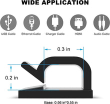 Load image into Gallery viewer, 60 PCS Adhesive Cable Clips
