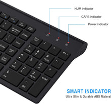 Load image into Gallery viewer, Black/Wireless Keyboard and Mouse Combo
