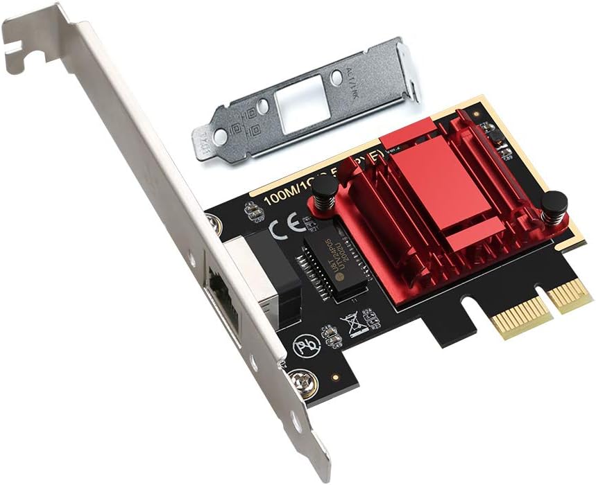 2.5GBase-T PCIe Network Adapter RTL8125B 2500/1000/100Mbps