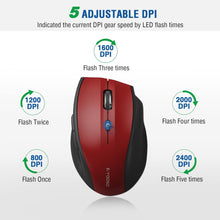 Load image into Gallery viewer, Wireless Mouse/Red
