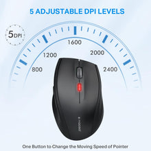 Load image into Gallery viewer, Wireless Mouse/Black(Bluetooth+Wireless)

