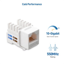 Load image into Gallery viewer, Matters UL Listed 25-Pack RJ45 Keystone Jack/White
