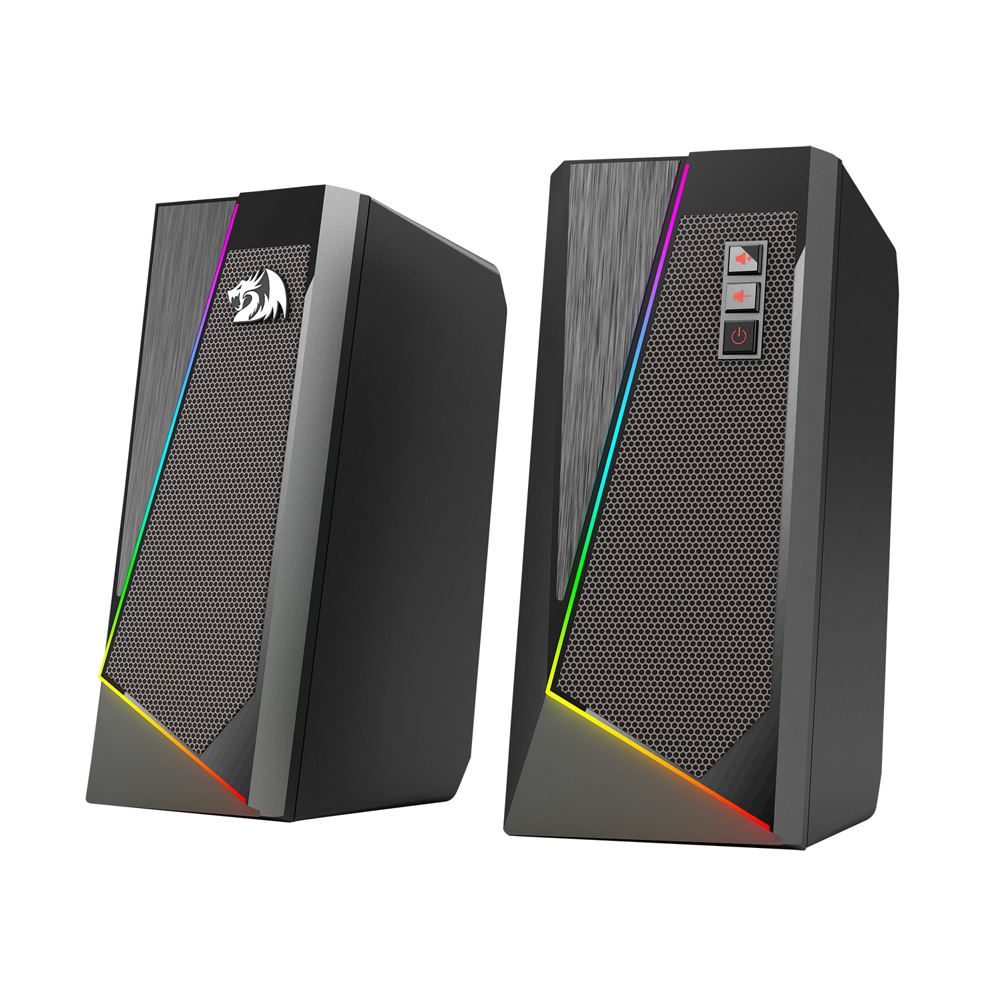 Redragon GS520 Anvil RGB PC 2 Channel Stereo Gaming Computer Speakers