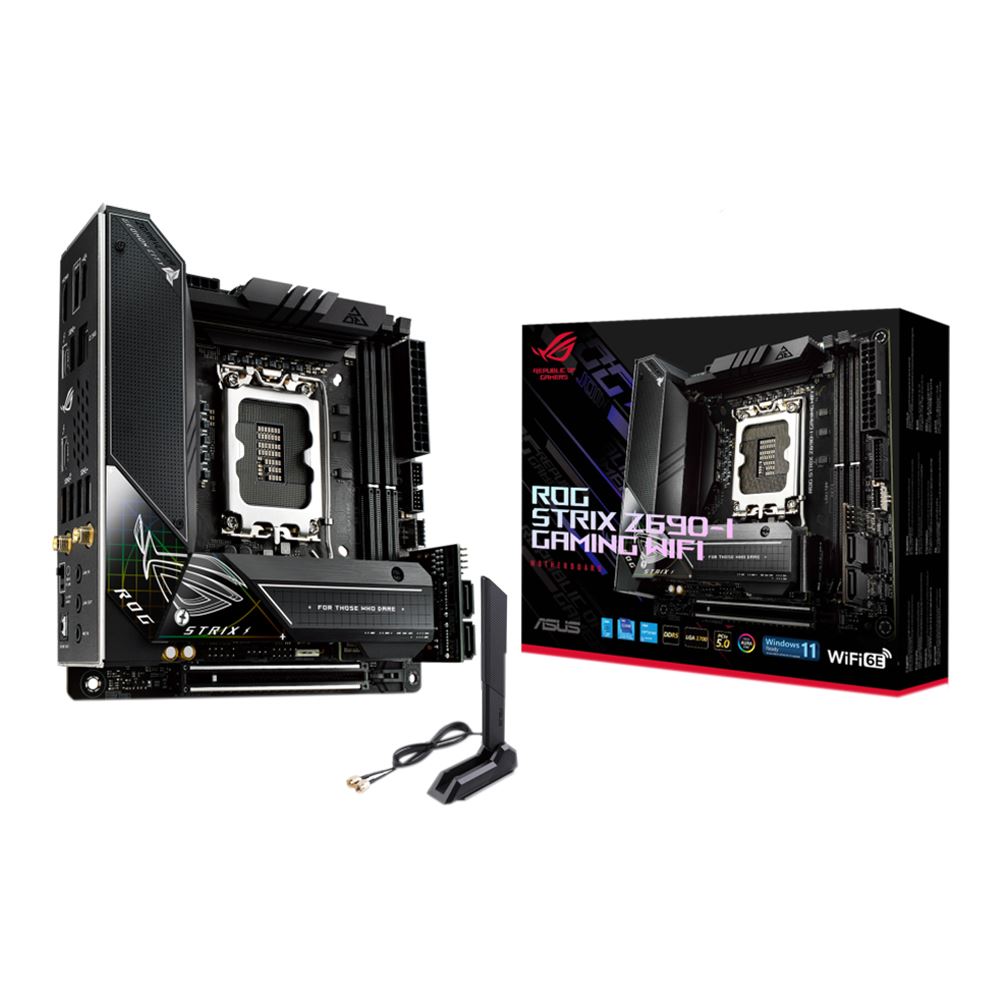 ASUS Z690-I ROG Strix Gaming WiFi DDR5 Intel LGA 1700 Mini-ITX Motherboard