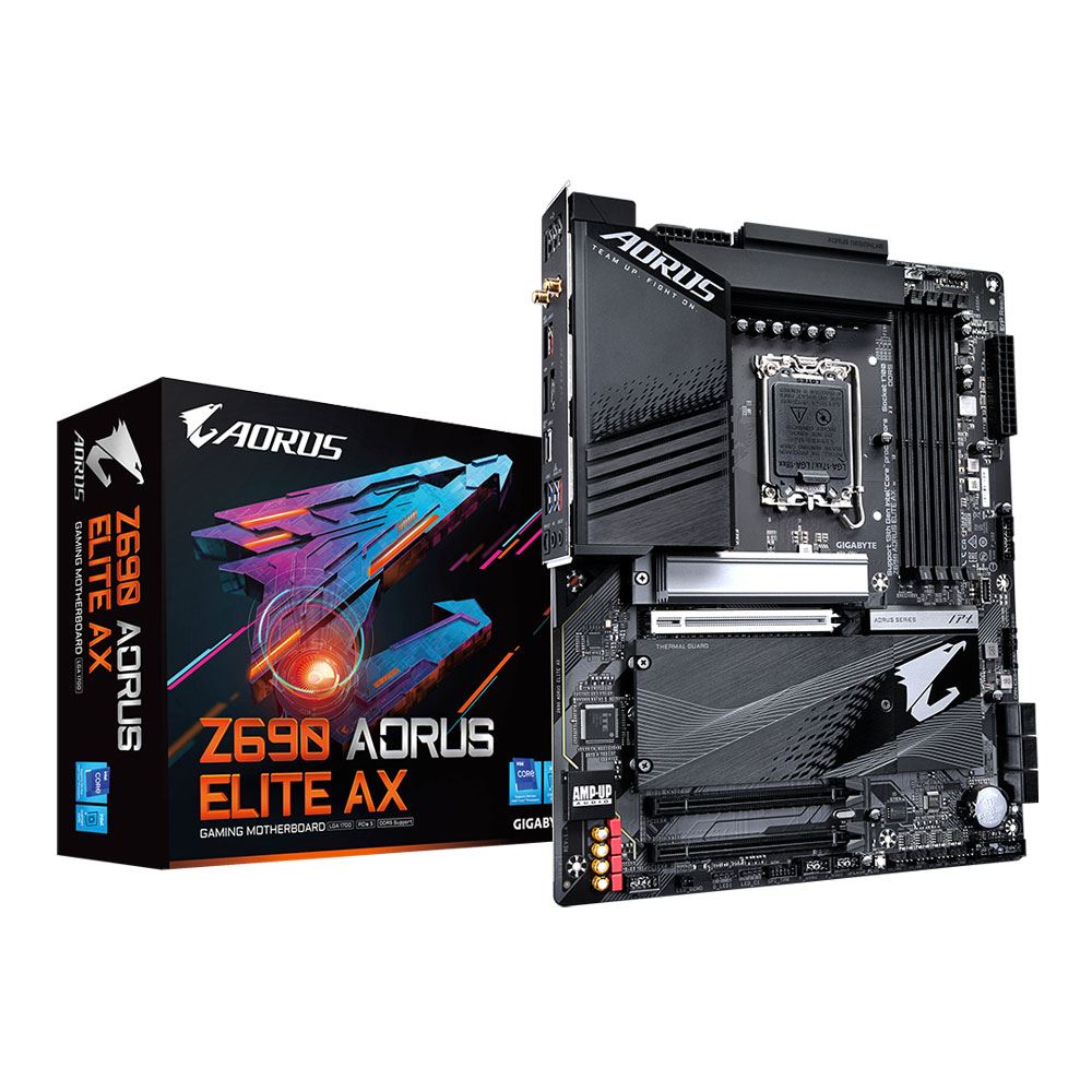 Gigabyte Z690 AORUS ELITE AX DDR5 Intel LGA 1700 ATX Motherboard