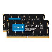 Load image into Gallery viewer, Crucial 64GB 2 x 32GB DDR5-5200 PC5-41600 CL40 SO-DIMM Memory Kit

