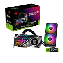 Load image into Gallery viewer, ASUS NVIDIA GeForce RTX 4090 ROG Strix LC Overclocked Liquid Cooled 24GB GDDR6X PCIe 4.0 Graphics Card
