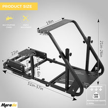 Load image into Gallery viewer, Reinforced Stabilizing Racing Steering Wheel Cockpit Compatible with Fanatec/Sand
