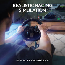 Load image into Gallery viewer, Driving Force Racing Wheel and Floor Pedals/ Real Force Feedback/Wheel
