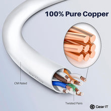 Load image into Gallery viewer, Cat6 Cable 0.5 ft 6 in (100-Pack) - Cat6 Ethernet Cable
