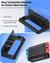Load image into Gallery viewer, Wall Mount for Nintendo Switch and Switch OLED/Black
