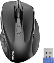 Load image into Gallery viewer, Wireless Mouse, 2.4G Ergonomic Optical Mouse/Black
