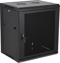 Load image into Gallery viewer, 12U Wall Mount Server Cabinet Network Rack Vented Enclosure Locking Door
