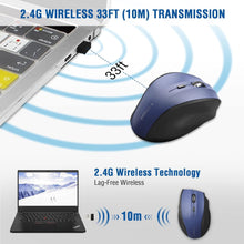 Load image into Gallery viewer, Wireless Mouse/Blue
