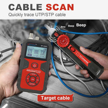 Load image into Gallery viewer, Network Cable Tester with Mapping and VFL Function
