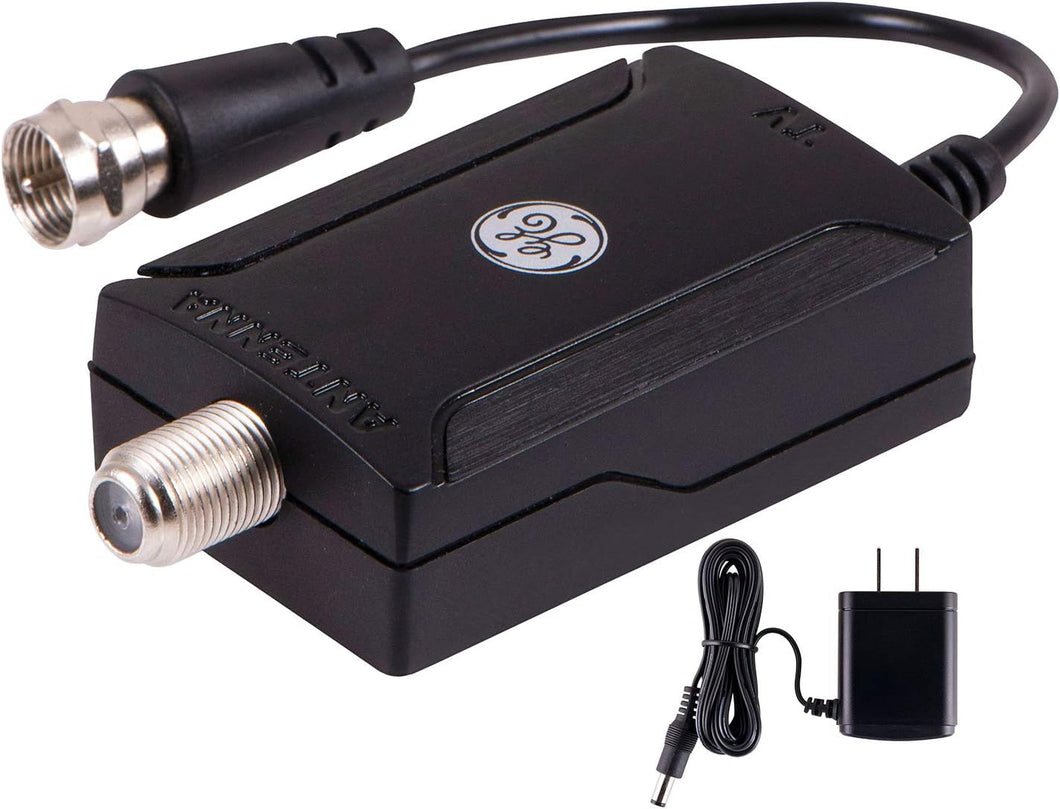 Indoor TV Antenna Amplifier/ Antenna Signal Booster/Black