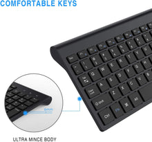 Load image into Gallery viewer, Black/Wireless Keyboard and Mouse Combo
