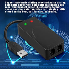 Load image into Gallery viewer, USB 2.0 3 in 1 Data Fax Voice Dial Up usb fax Modem
