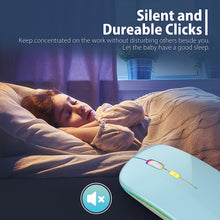 Load image into Gallery viewer, LED Wireless Mouse/Blue
