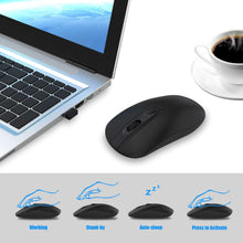 Load image into Gallery viewer, Black/Wireless Keyboard and Mouse Combo
