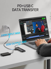 Load image into Gallery viewer, USB C Hub 8-in-1 Adapter/USB-C Hub with 4K HDMI Output/100W Power Delivery, USB 3.0 5Gdps Port
