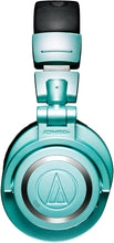 Load image into Gallery viewer, Ice Blue/Audio-Technica ATH-M50XBT2 Wireless Bluetooth Headphones
