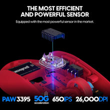 Load image into Gallery viewer, Pulsar Gaming Gears X2H mini Wireless Gaming Mouse/Red
