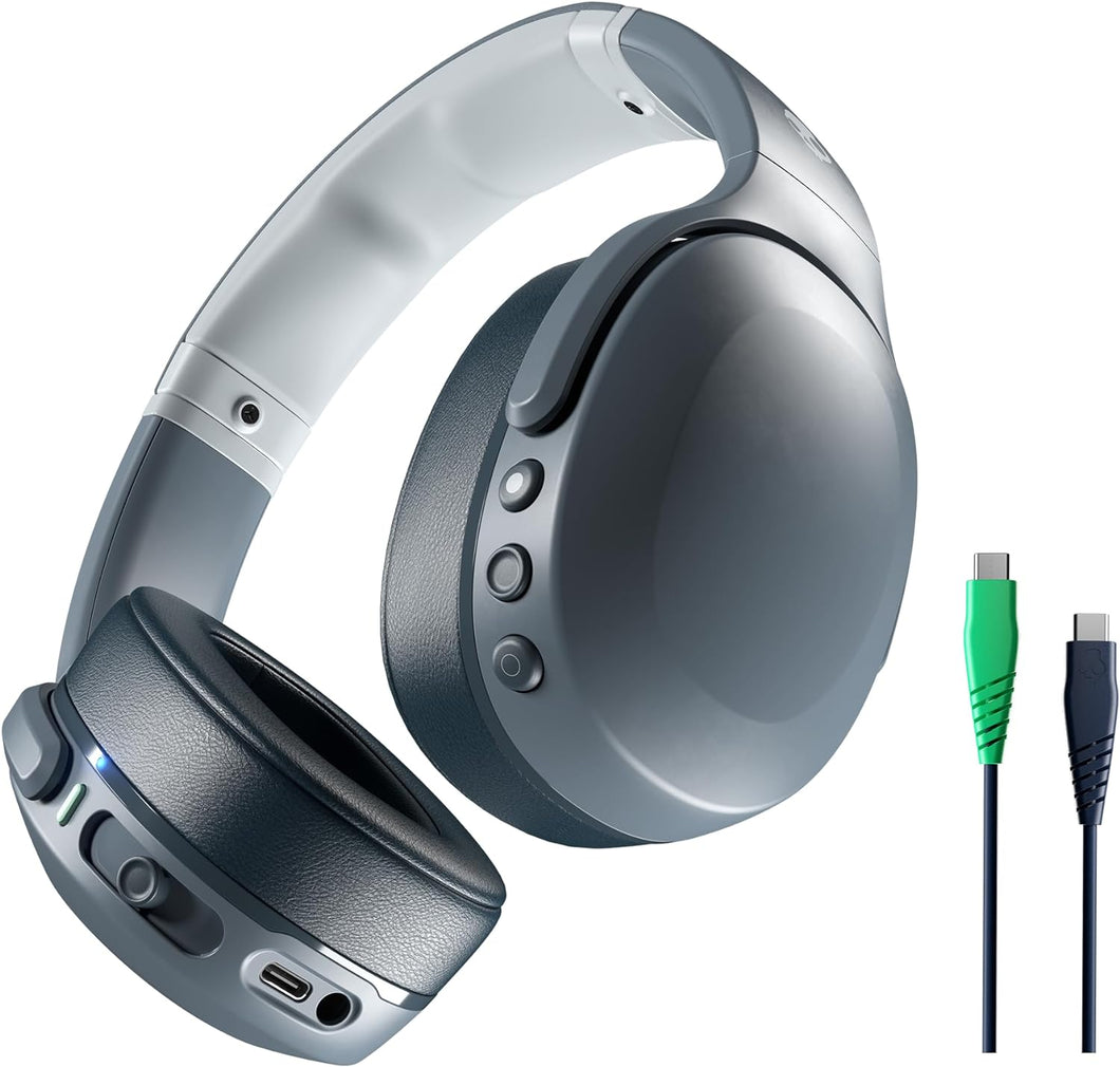 Skull Candy Crusher Evo Wireless Bluetooth Headphones/Grey