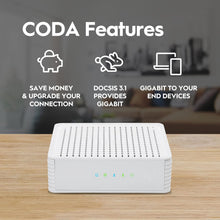 Load image into Gallery viewer, DOCSIS 3.1 Modem | Pairs with Any WiFi Router or Mesh WiFi
