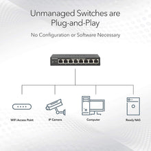 Load image into Gallery viewer, 8-Port Gigabit Ethernet Unmanaged
