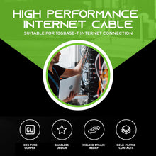 Load image into Gallery viewer, Cat6 Cable 0.5 ft 6 in (100-Pack) - Cat6 Ethernet Cable
