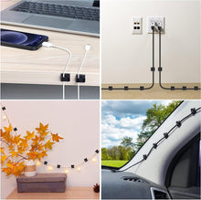 Load image into Gallery viewer, 60 PCS Adhesive Cable Clips
