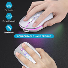 Load image into Gallery viewer, LED Wireless Mouse/Matt Silver
