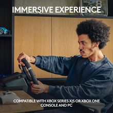 Load image into Gallery viewer, Driving Force Racing Wheel and Floor Pedals/ Real Force Feedback/Wheel
