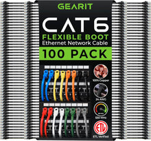 Load image into Gallery viewer, Cat6 Cable 0.5 ft 6 in (100-Pack) - Cat6 Ethernet Cable
