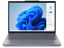 Load image into Gallery viewer, ThinkPad T14 G5, Intel Core Ultra 7 155U (E-cores up to 3.80GHz, 12MB), 1  11P64 ENG, 16.0GB, 1x512GB SSD M.2 2280 PCIe Gen4 Performance TLC Opal, Intel Graphics, BT5.1 or BT5.3,IntelAX211vPro, Wired Ethernet, Backlit, Grey-English (US)
