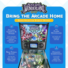 Load image into Gallery viewer, Alice Goes to Wonderland Pinball Machine with LED Lighting
