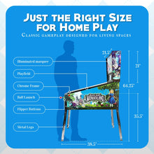 Load image into Gallery viewer, Alice Goes to Wonderland Pinball Machine with LED Lighting
