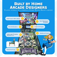 Load image into Gallery viewer, Alice Goes to Wonderland Pinball Machine with LED Lighting
