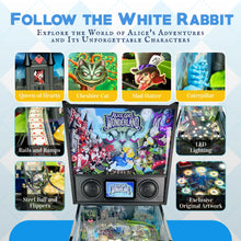 Load image into Gallery viewer, Alice Goes to Wonderland Pinball Machine with LED Lighting
